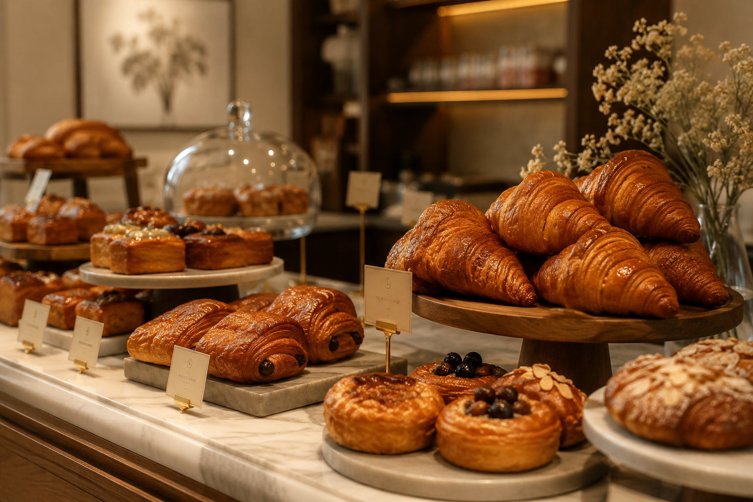 Boutique Cafe Pastry Architecture Display